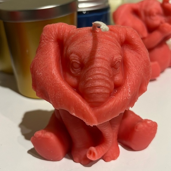 Alabama Roll Tide Big Al Hear No Evil See No Evil Speak No Evil Candle Set - Picture 6 of 8